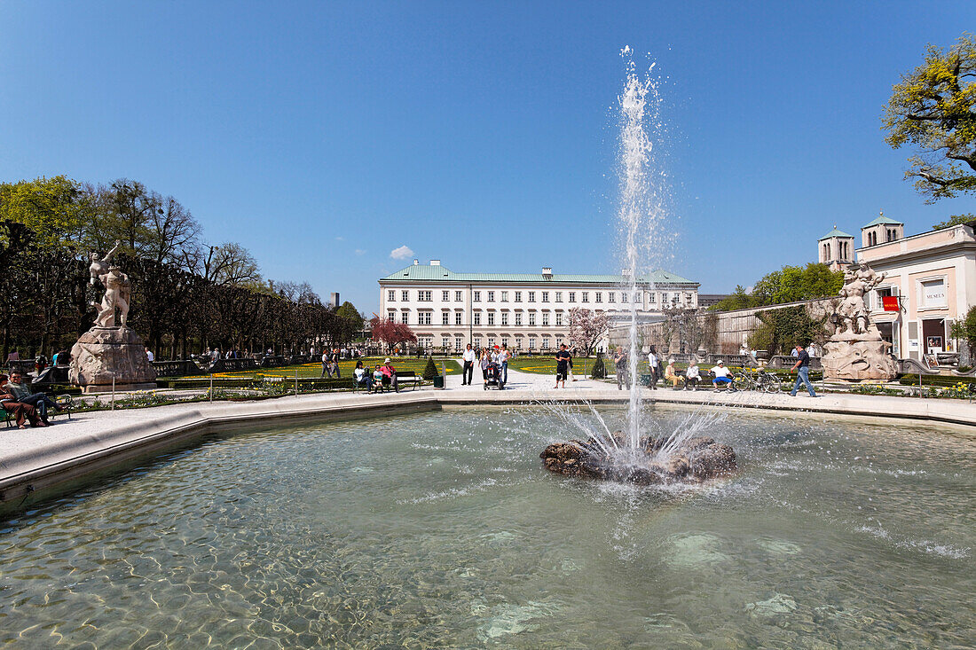 Mirabellgarten und Schloss Mirabell, Salzburg, Salzburger Land, Österreich