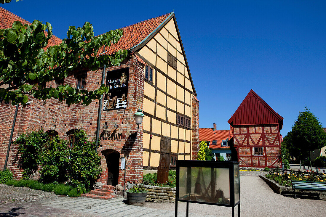 Historische Fachwerkhaus, Ystad, Schonen, Südschweden, Schweden