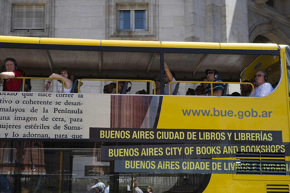 Stadtrundfahrt Bus, Buenos Aires, Argentinien, Südamerika, Amerika