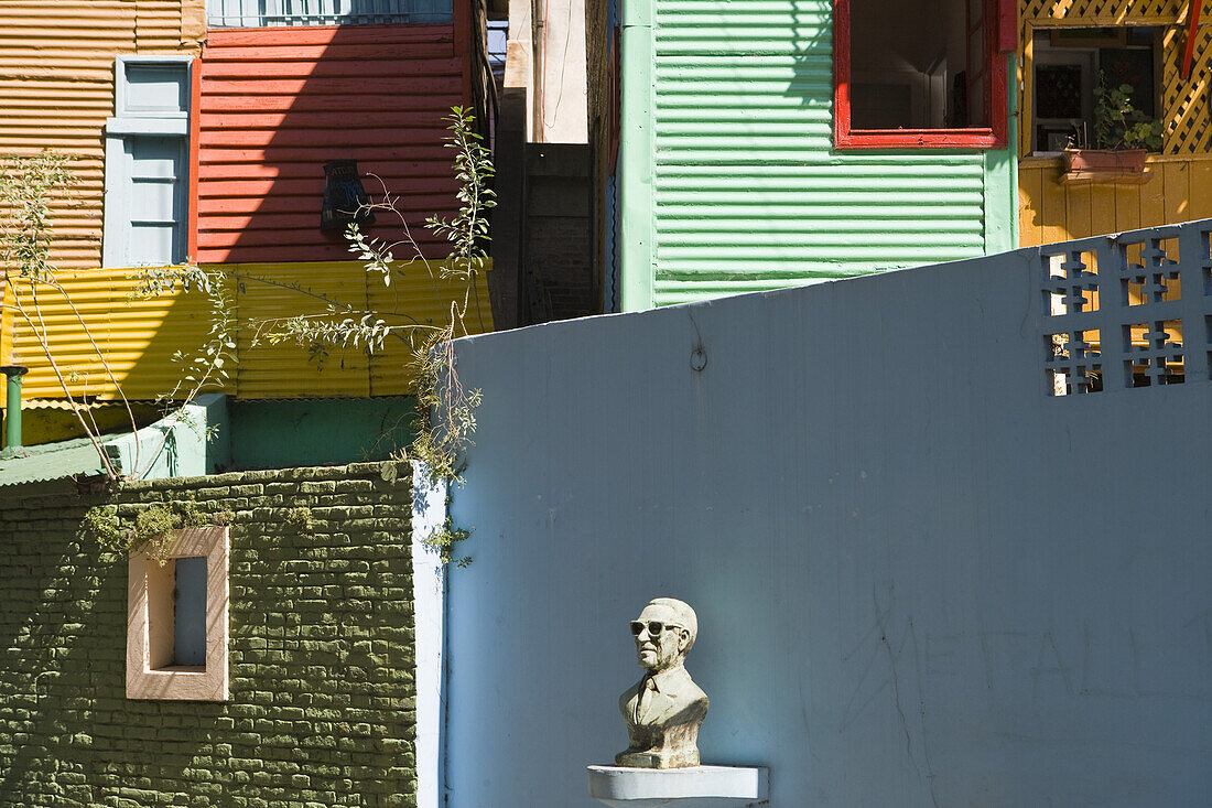 Bunte Häuser in der Caminito Street im La Boca Hafenviertel, Buenos Aires, Argentinien, Südamerika, Amerika