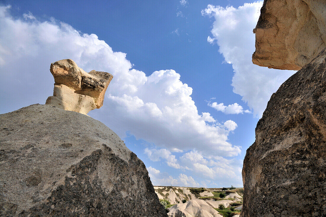 Rocks in the valley of Göreme, Cappadocia, Anatolia, Turkey