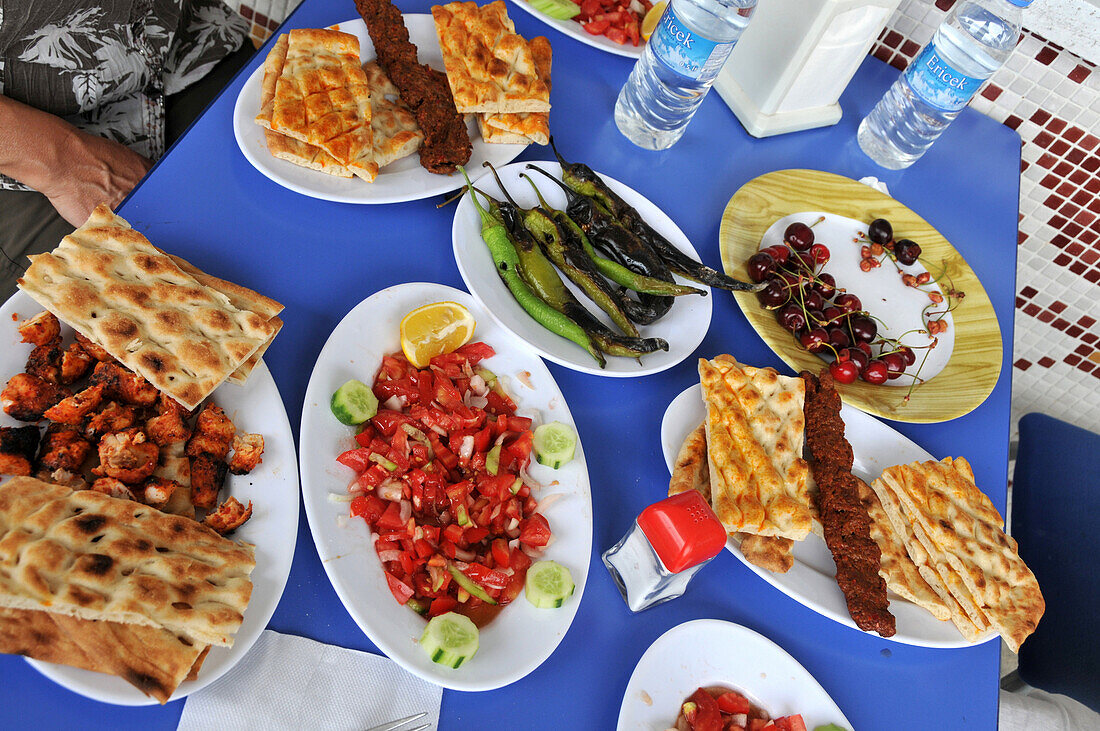 food in restaurant in Anatolia, Turkey