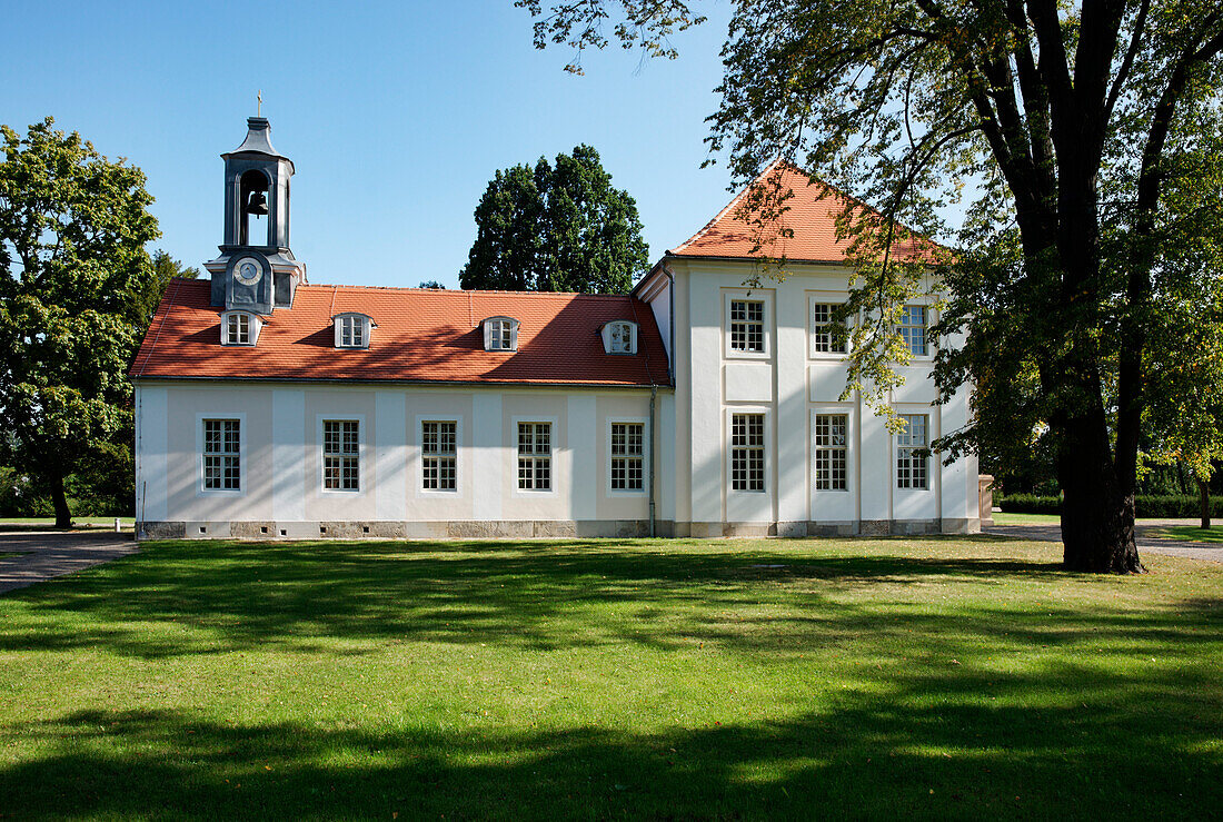 Schlosskirche im Schloßpark, Lauchhammer, Land Brandenburg, Deutschland