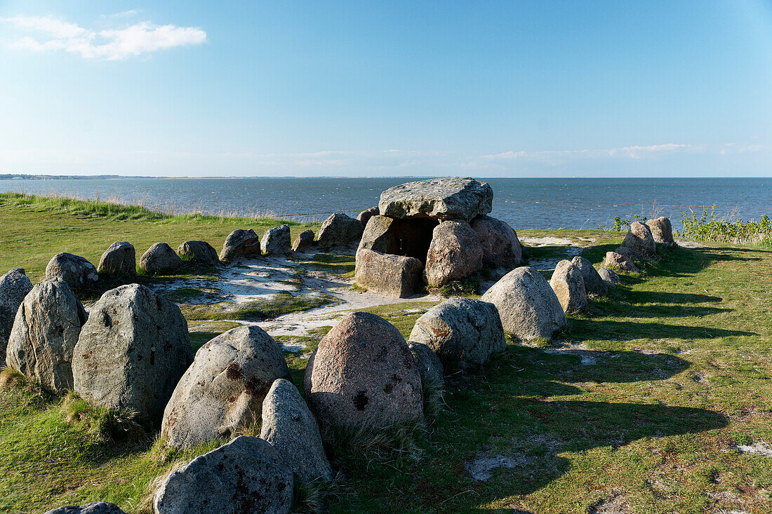 Harhoog Megalithic Grave in Keitum, Sylt Municipality, Sylt, Schleswig-Holstein, Germany