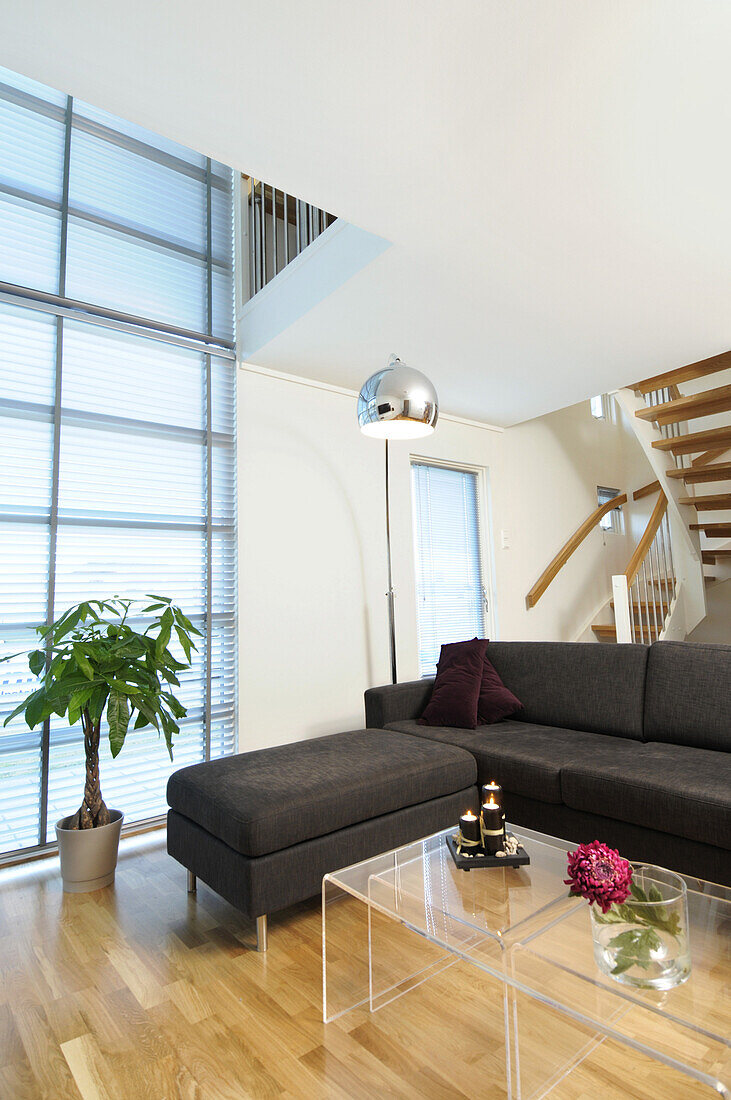 Living room in a modern house