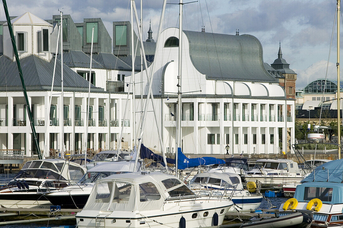 Modern apartment buildings in Helsingborg, Skåne, Sweden