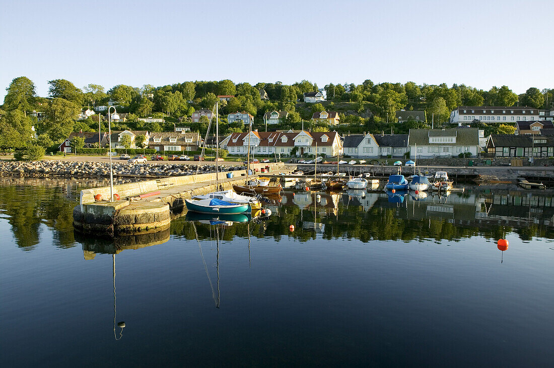 Houses in Arild, Skåne, Sweden