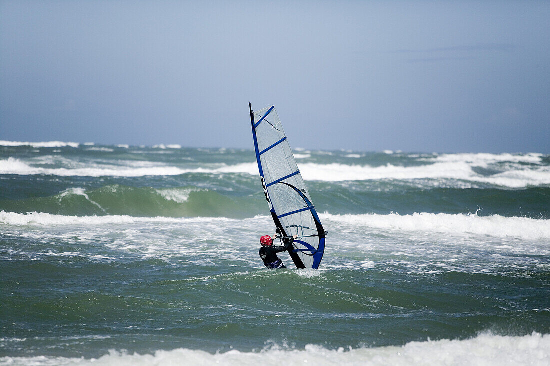 Windsurfing, Skagerrak, Jutland, Denmark