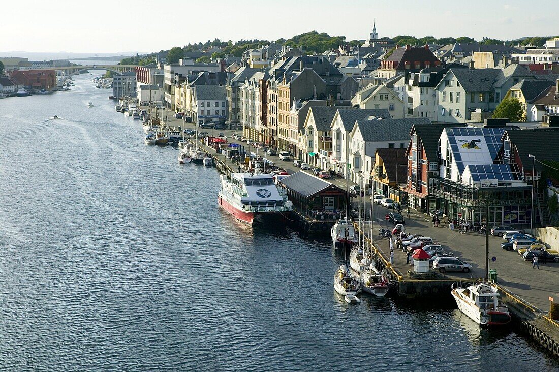 The harbour in Haugesund, Norway