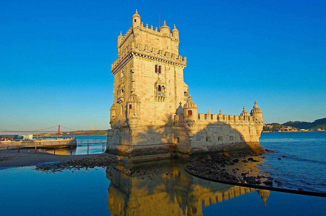 Belem Tower built by Francisco de Arruda, Lisbon, Portugal