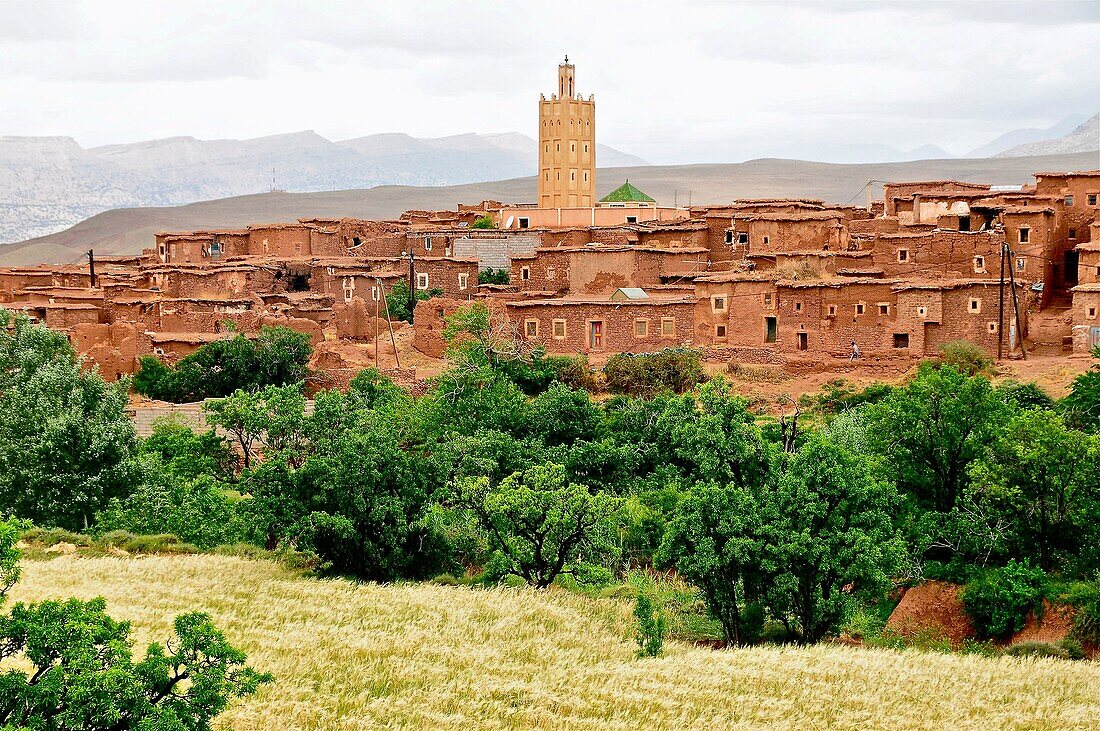 Maroc, Haut-Atlas, le village de Telouet