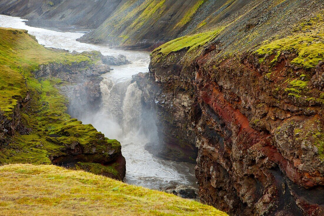 Cascade, Iceland, Landscape, Landscapes, nature, Powerful, Raging, River, scenic, Scenic, Scenics, Waterfall, S19-922365, agefotostock 