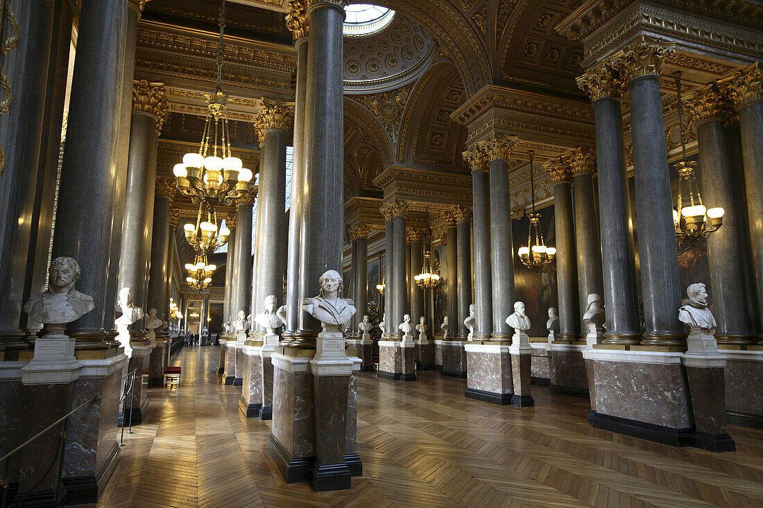 Salon de la Guerre in Chateau of Versailles, Paris. France