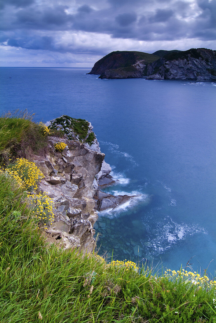 North Bay Cliffs. Barrika. Vizcaya. Basque Country. Spain.
