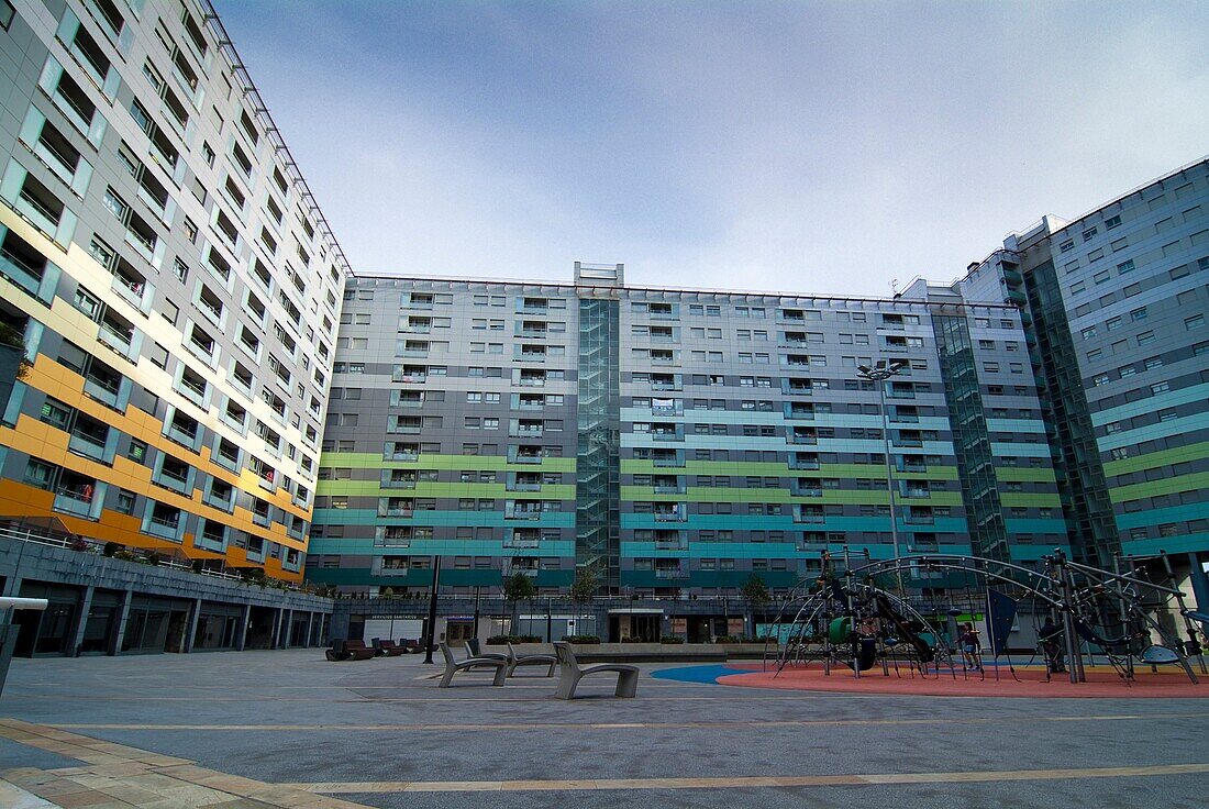 Bloques de viviendas en Barakaldo  Vizcaya  Pais Vasco