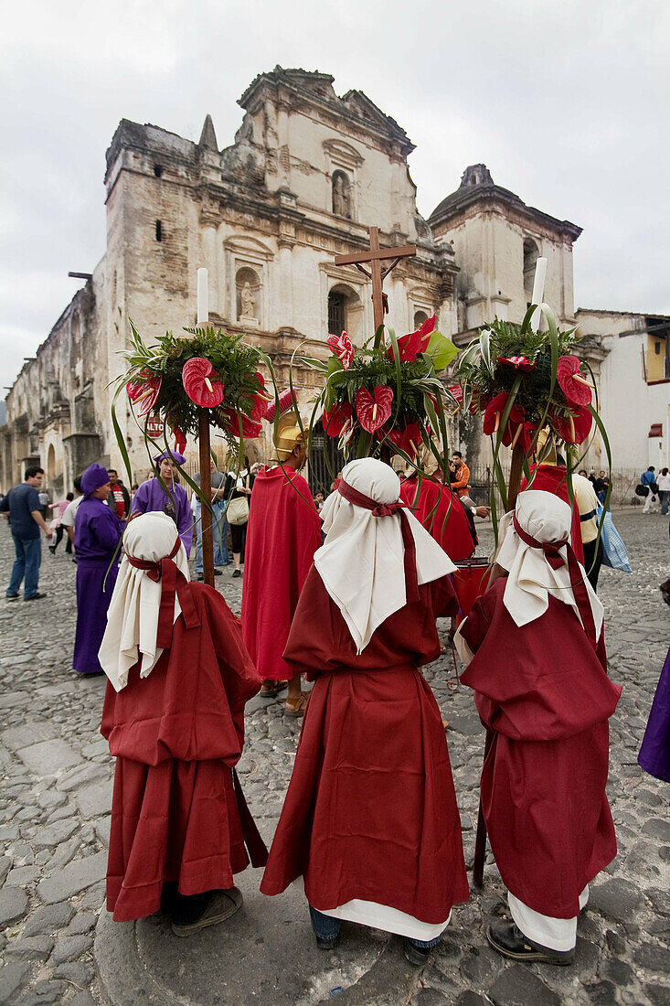 Guatemala, Antigua, Holy week procession