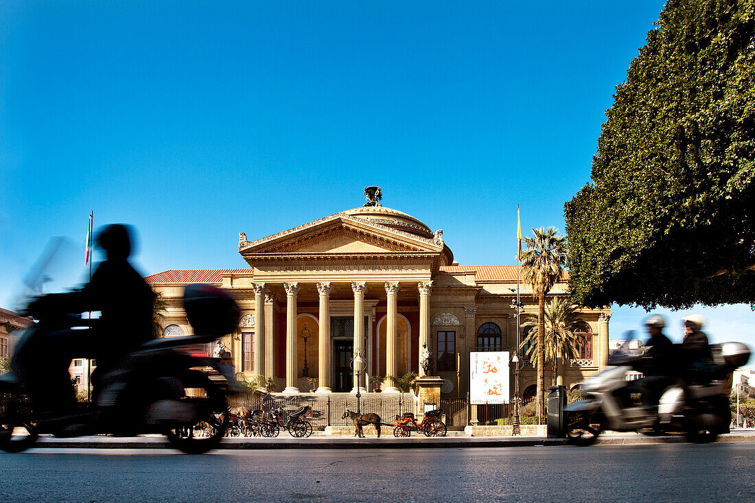 Teatro Massimo, Palermo, Sizilien, Italien, Europa
