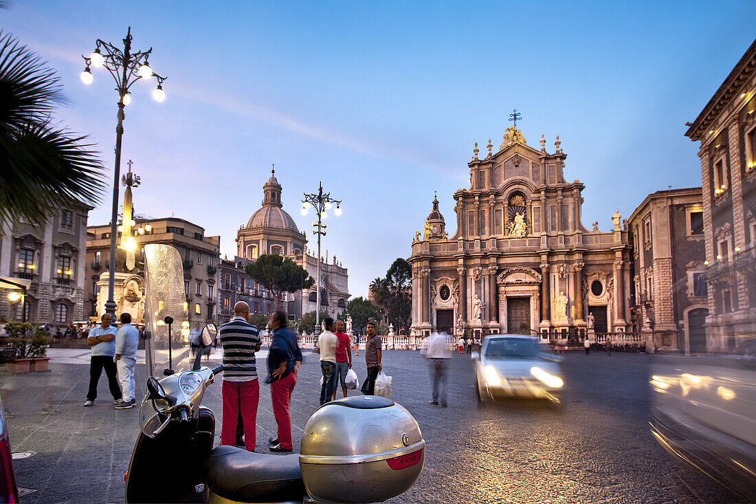 Dom, Piazza Duomo, Catania, Sizilien, Italien