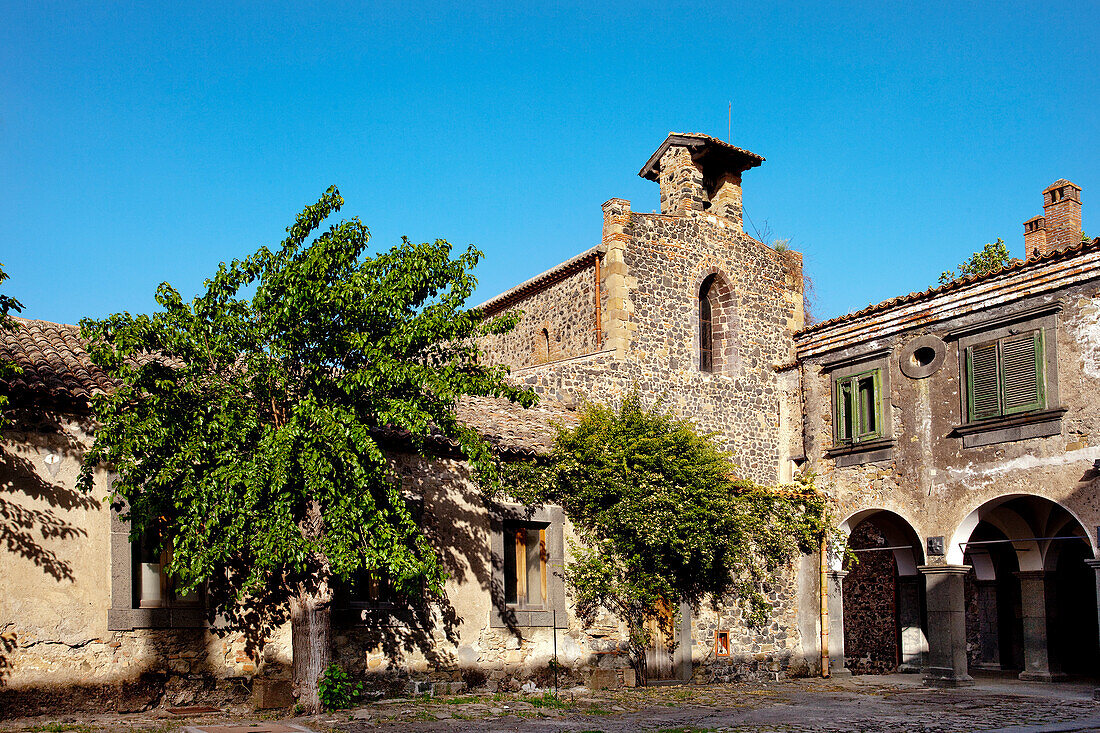 Kloster, Abbazia, Maniace, Sizilien, Italien