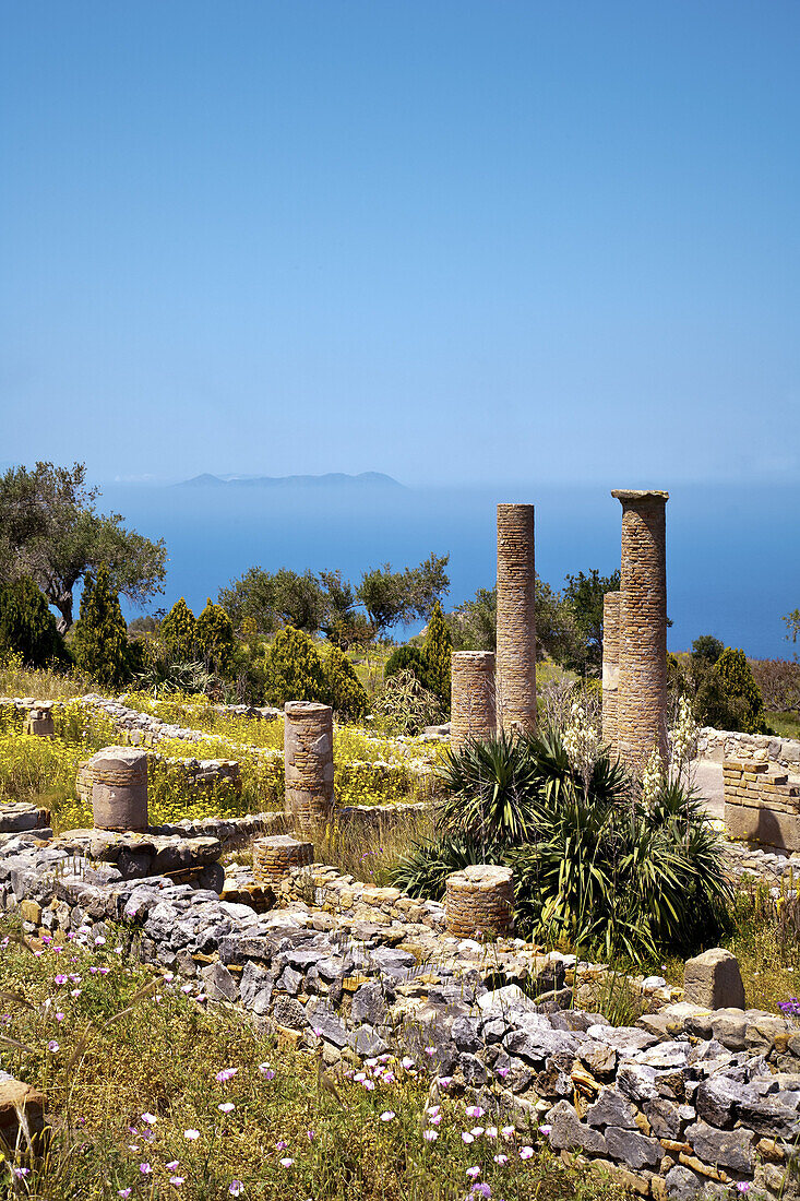 Archeological park, Tindari, Sicily, Italy