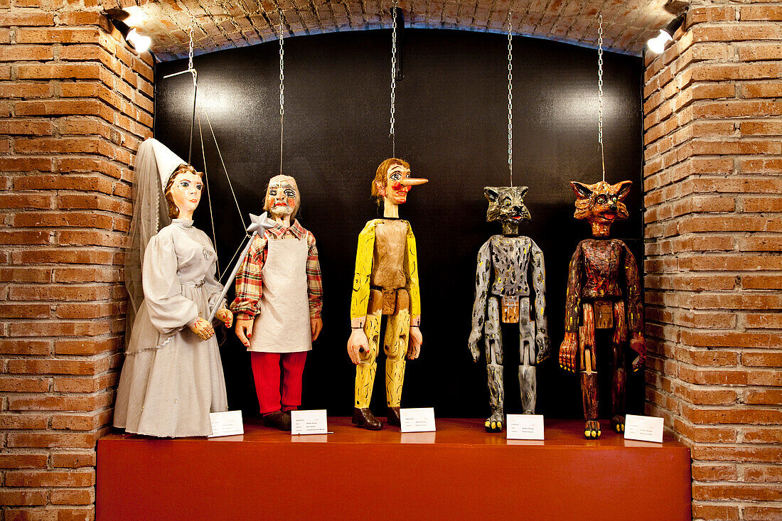 Marionettenmuseum, Ortiygia, Siracusa, Syrakus, Sizilien, Italien
