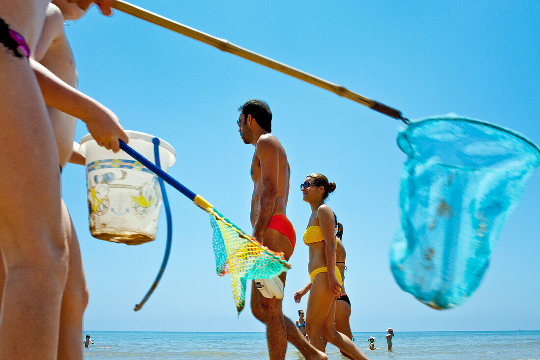 Beach, Marina di Ragusa, Sicily, Italy