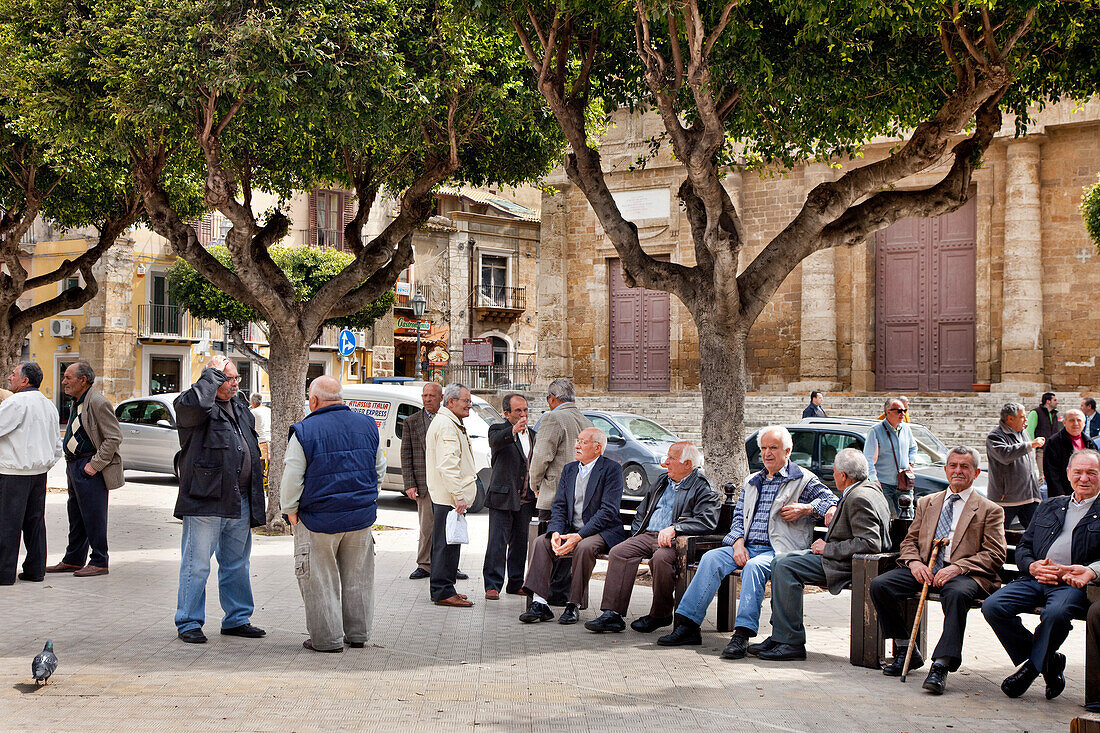 Man on the street, Gela, Sicily, Italy