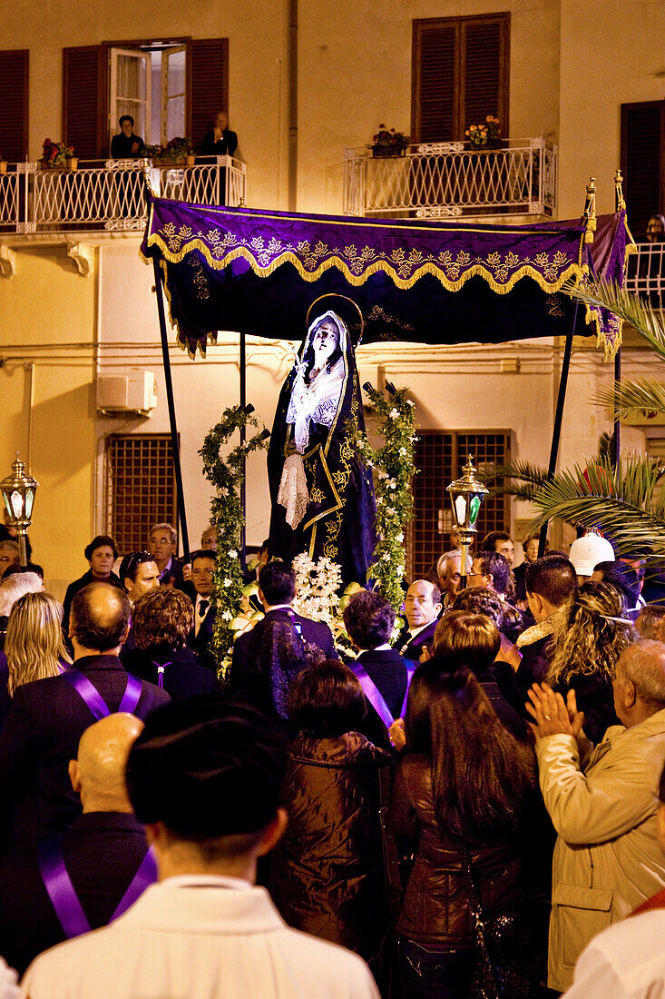 Holy Thursday procession, Marsala, Sicily, Italy