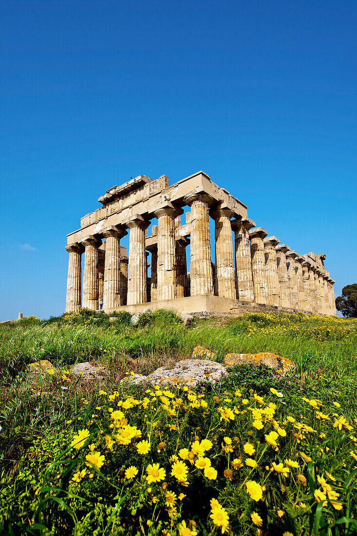 Tempel E, Selinute, Sizilien, Italien, Europa