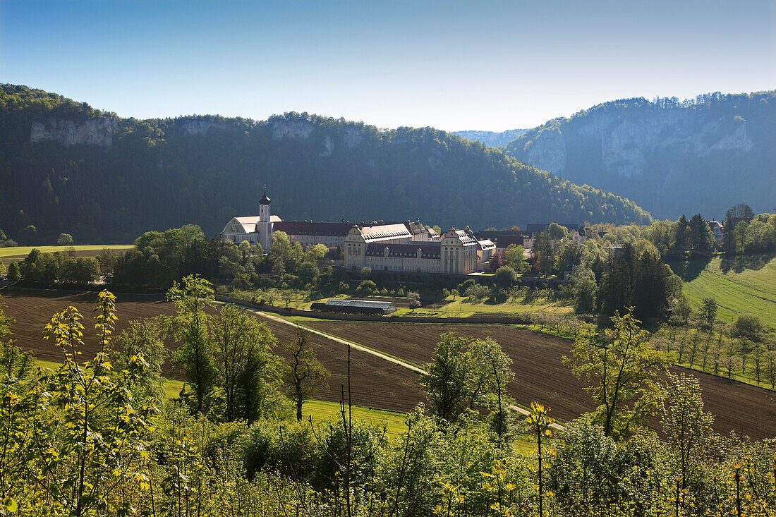 Kloster Beuron, Naturpark Obere Donau, Schwäbische Alb, Baden-Württemberg, Deutschland