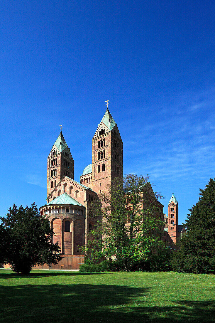 Dom zu Speyer, Speyer, Rhein, Rheinland-Pfalz, Deutschland