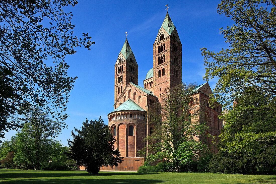 Speyer Cathedral, Speyer, Rhine, Rhineland-Palatinate, Germany