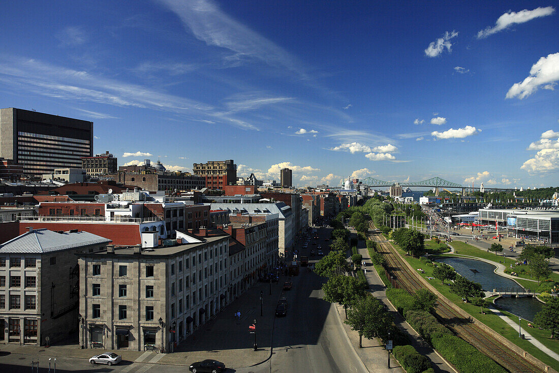 Die Altstadt von Montreal, Provinz Quebec, Kanada