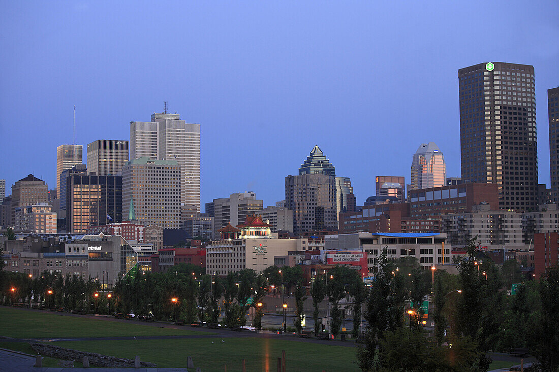 Stadt am Morgen, Montreal, Provinz Quebec, Kanada