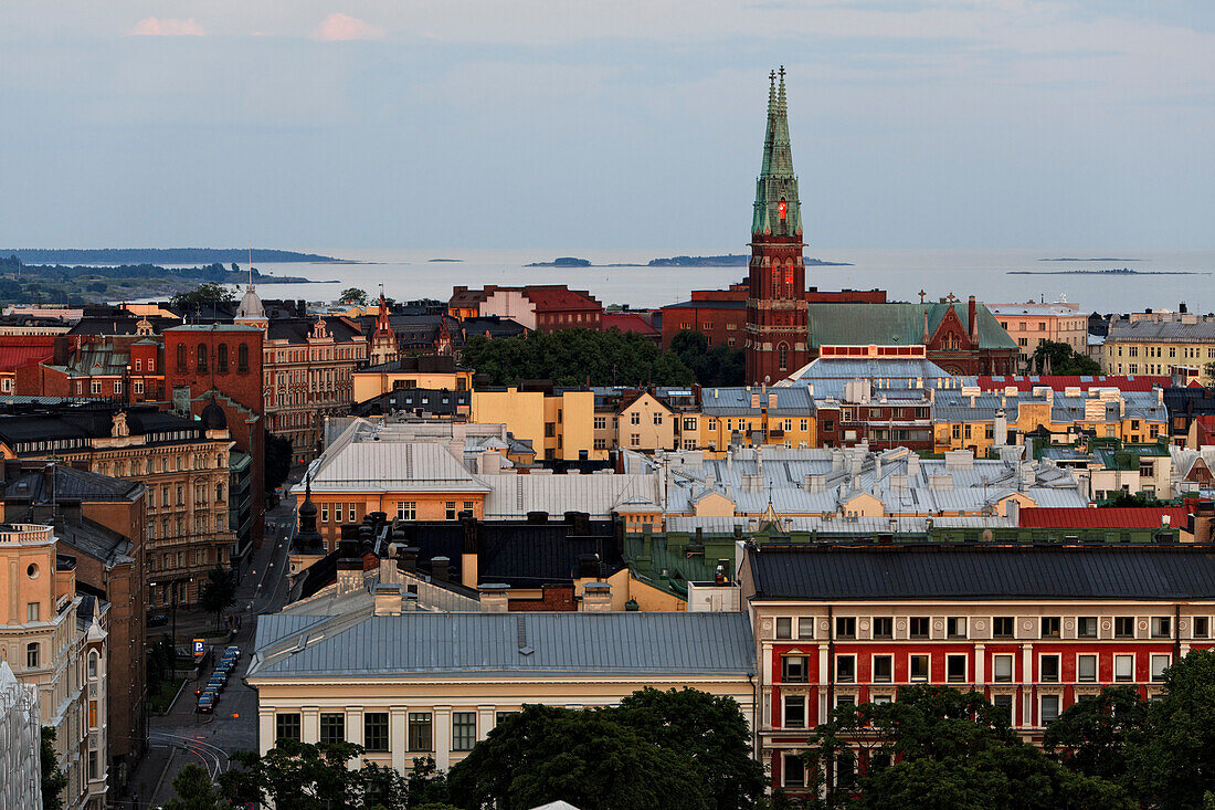 Hotel Torni, Blick von der Terrassenbar, Helsinki, Finnland