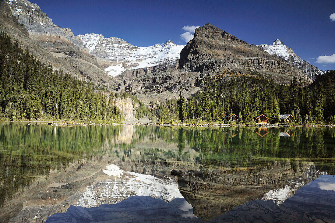 Mt Lefroy reflection in Lake O´Hara