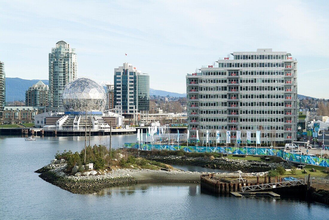 Vancouver Olympic Village, False Creek, Vancouver, BC, home for athletes during the 2010 Olympic Winter Games