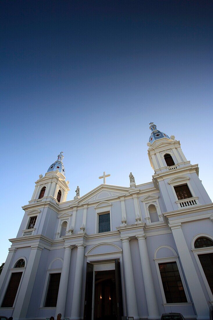 Usa, Caribbean, Puerto Rico, South Coast, Ponce, Plaza Las Delicias, Nuestra Senora de Guadalupe Cathedral