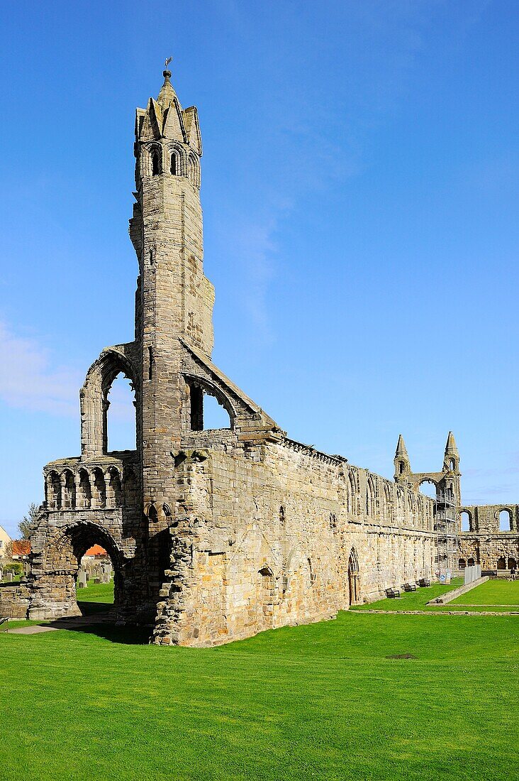 Great Britain, Scotland, St Andrews, The ruins of the cathedral