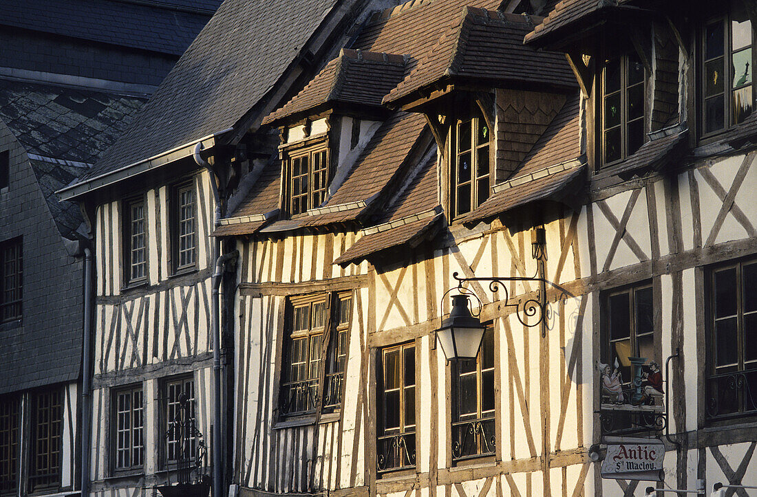 Old town, Rouen. Seine-Maritime, Haute-Normandie, France