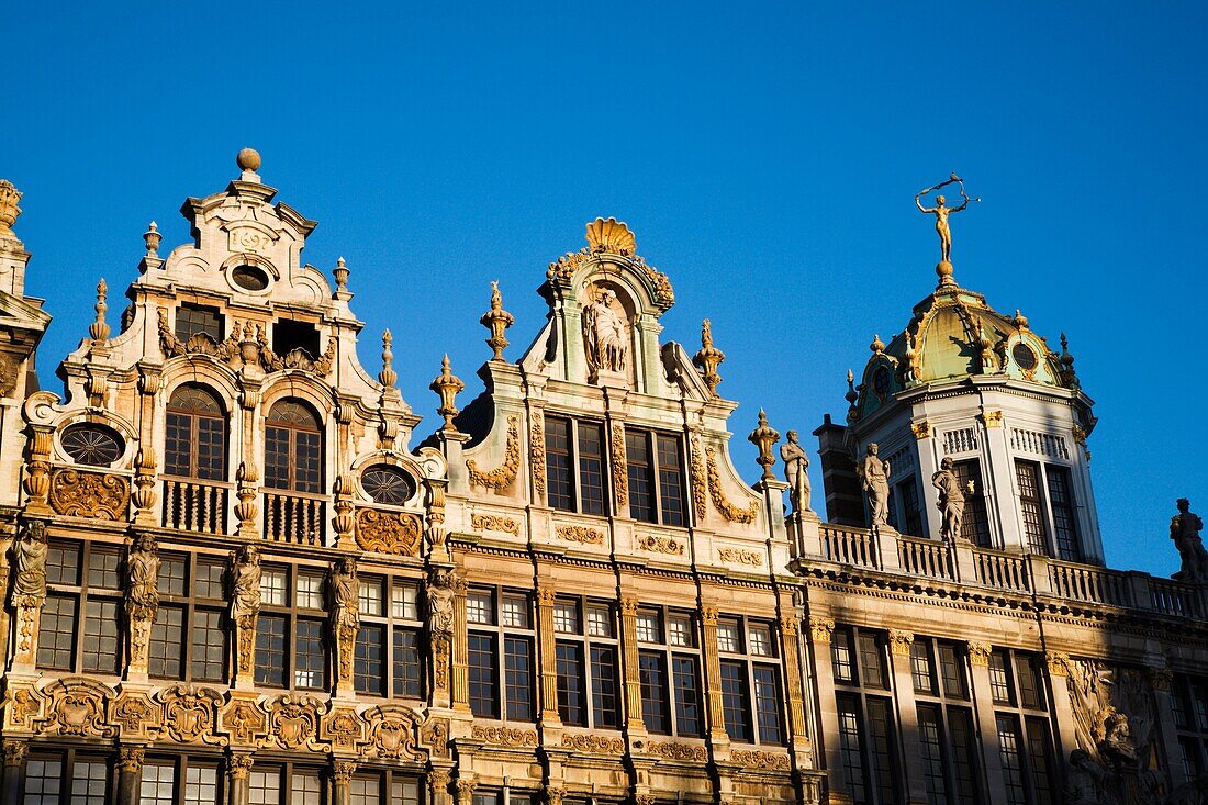 Flemish Architecture in The Grand Place Brussels Belgium