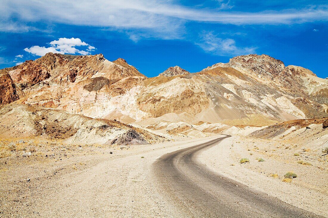 Death Valley, California - Artists Drive in Death Valley National Park  Copyright Jim West