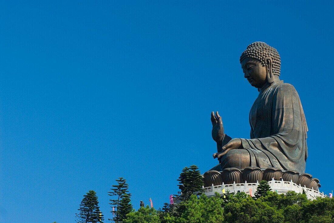 The big buddha at Po Lin Lantau Island Hong Kong
