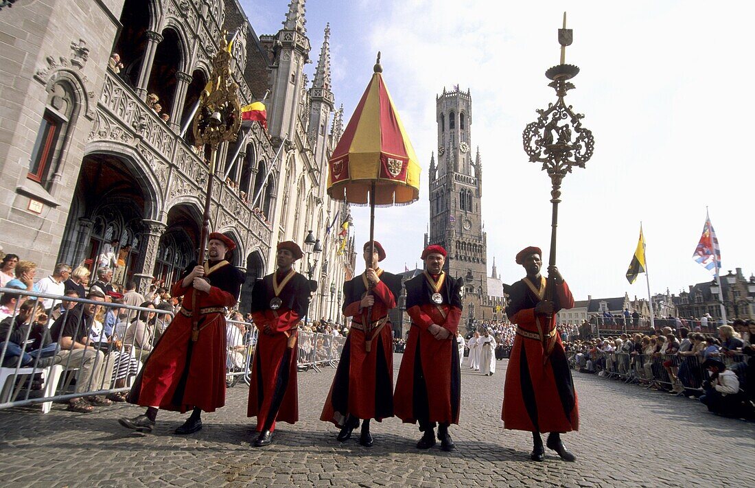Procession of the Holy Blood  Brugge  Flanders  Belgium
