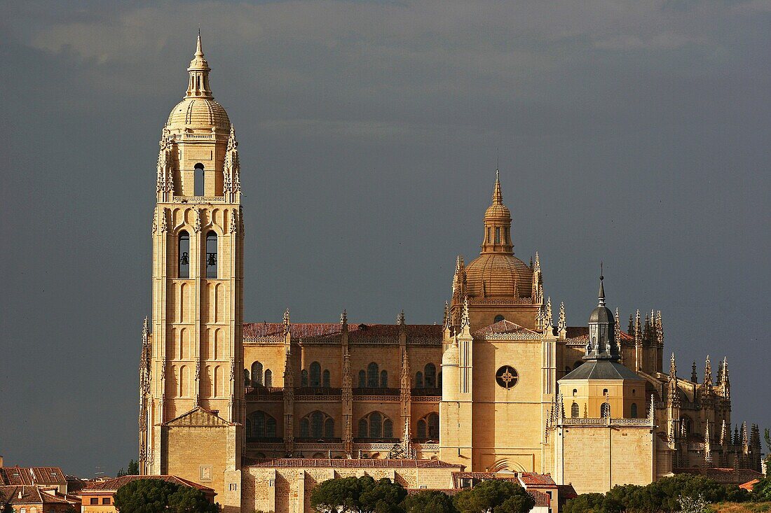 Cathedral  Segovia  Castilla y Leon  Spain