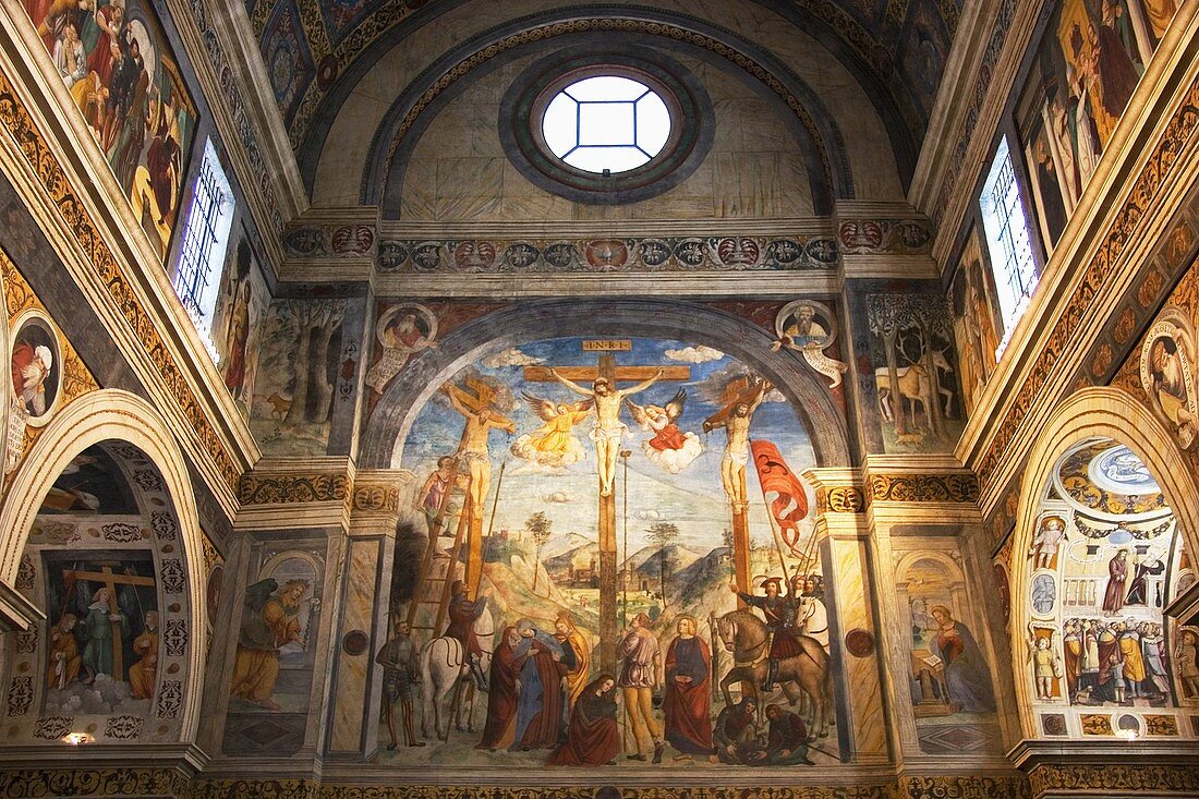 Crucifixion Chorus of the nuns  Santa Giulia  Brescia, Lombardy  Italy