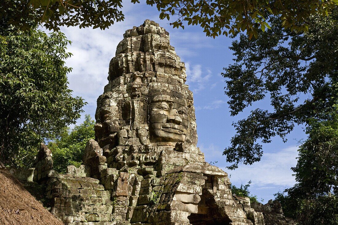 Temple of Prasat Thom, Site of Koh Ker, capital of the Angkorian kingdom  Cambodia