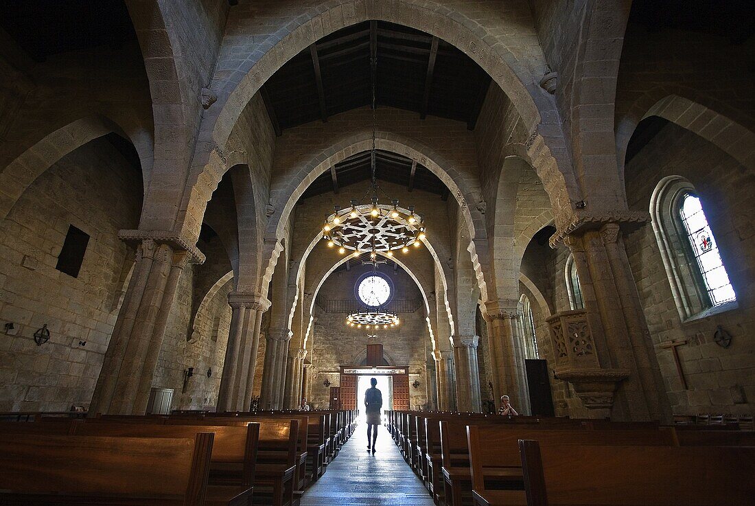 Santa Maria church  Baiona  Pontevedra  Galicia  Spain