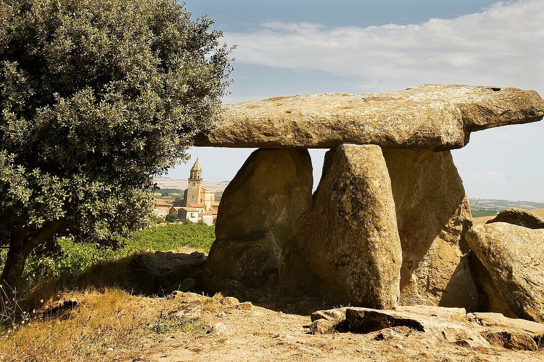 Dolmen  Elvillar  Alava  Basque country  Spain