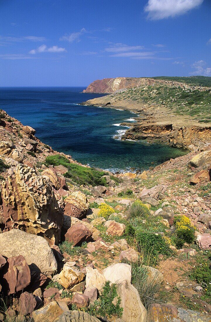 Es Codolar beach  Minorca  Balearic islands  Spain